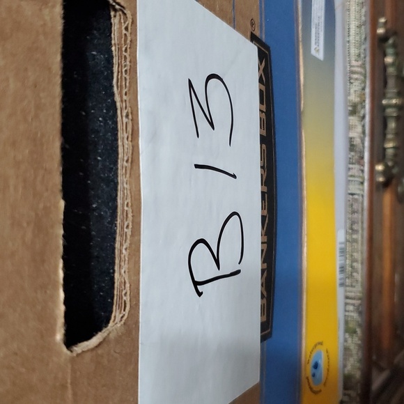 Vibrant Red and Blue Caped Jumpsuit with Abstract Print - Picture 8 of 8